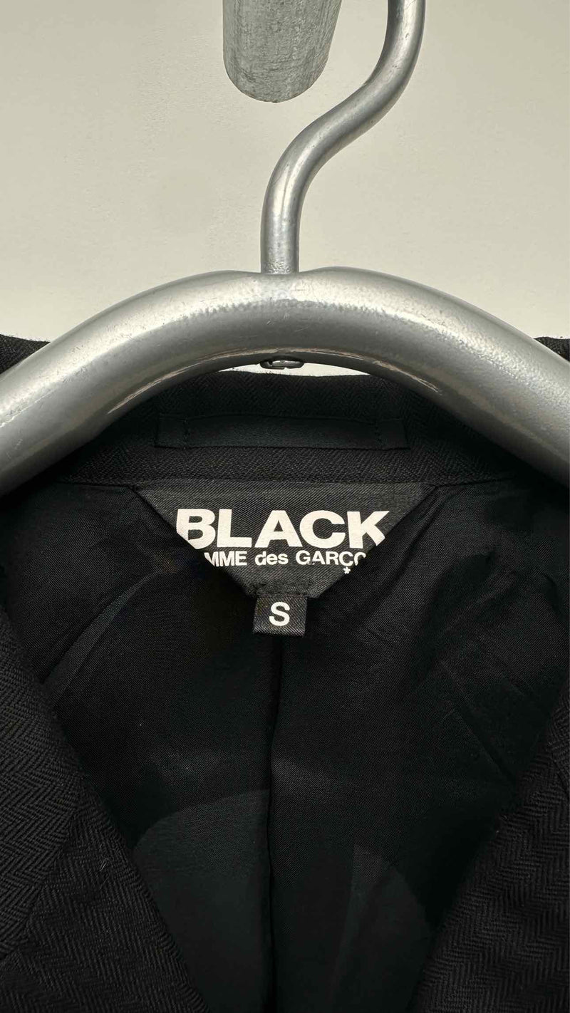 Black Comme Des Garçons Back Cut-out Jacket