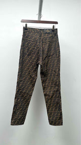 Fendi Jeans Monogram Pants