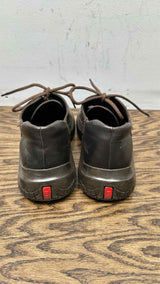 PRADA Sport Leather Square Sneakers