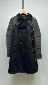 Comme Des Garcons Homme Plus Double-Breast Armor Trench Coat
