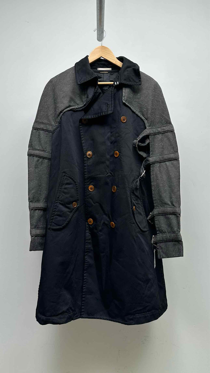 Comme Des Garcons Homme Plus Double-Breast Armor Trench Coat
