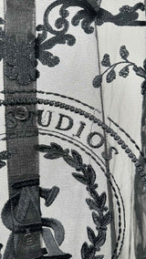 Acne Studios S/S Embroidered Mesh Shirt