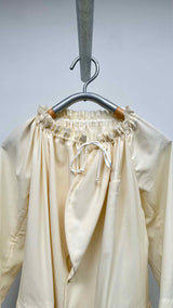 Comme Des Garcons Gathered Collar Light Jacket