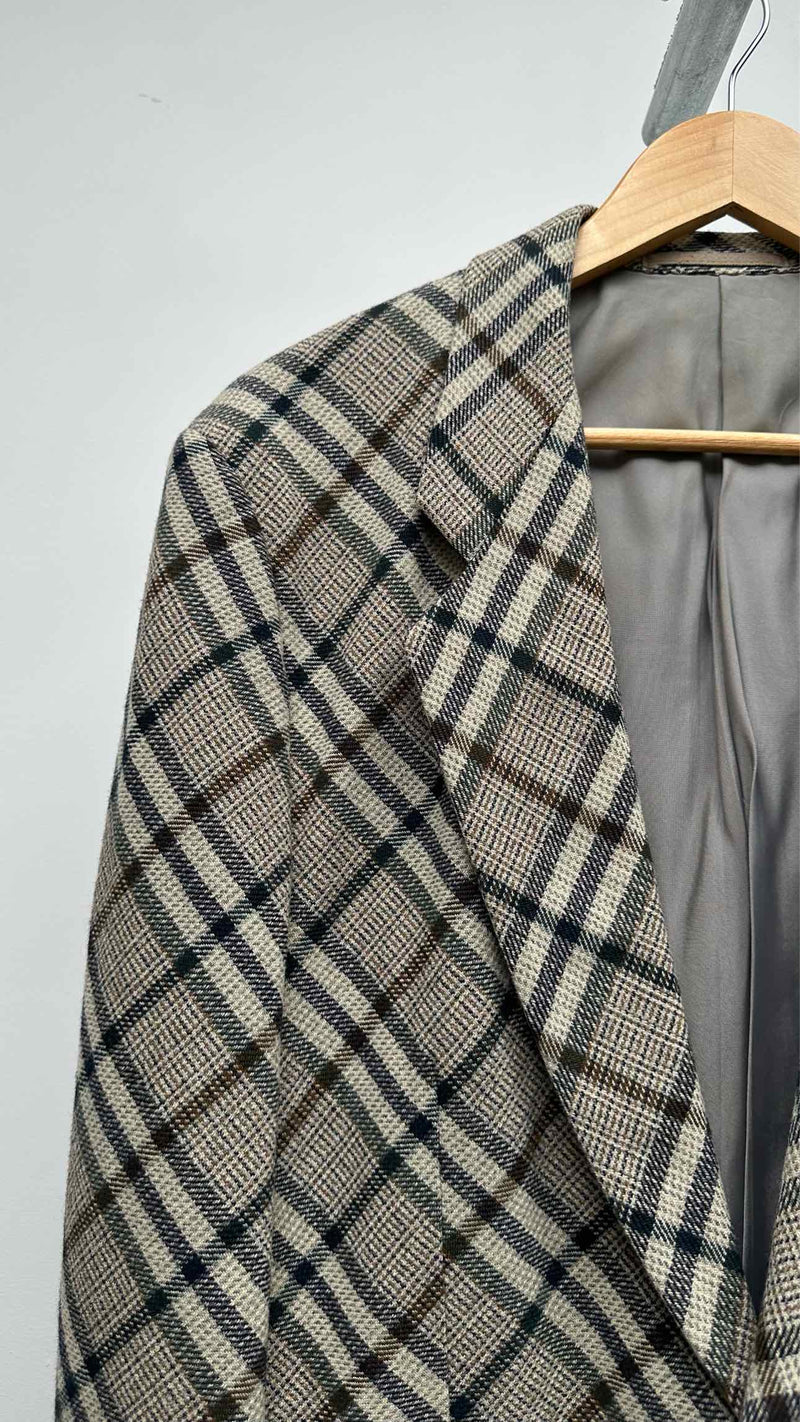 Comme Des Garcons Homme Plus Check Wool Suits