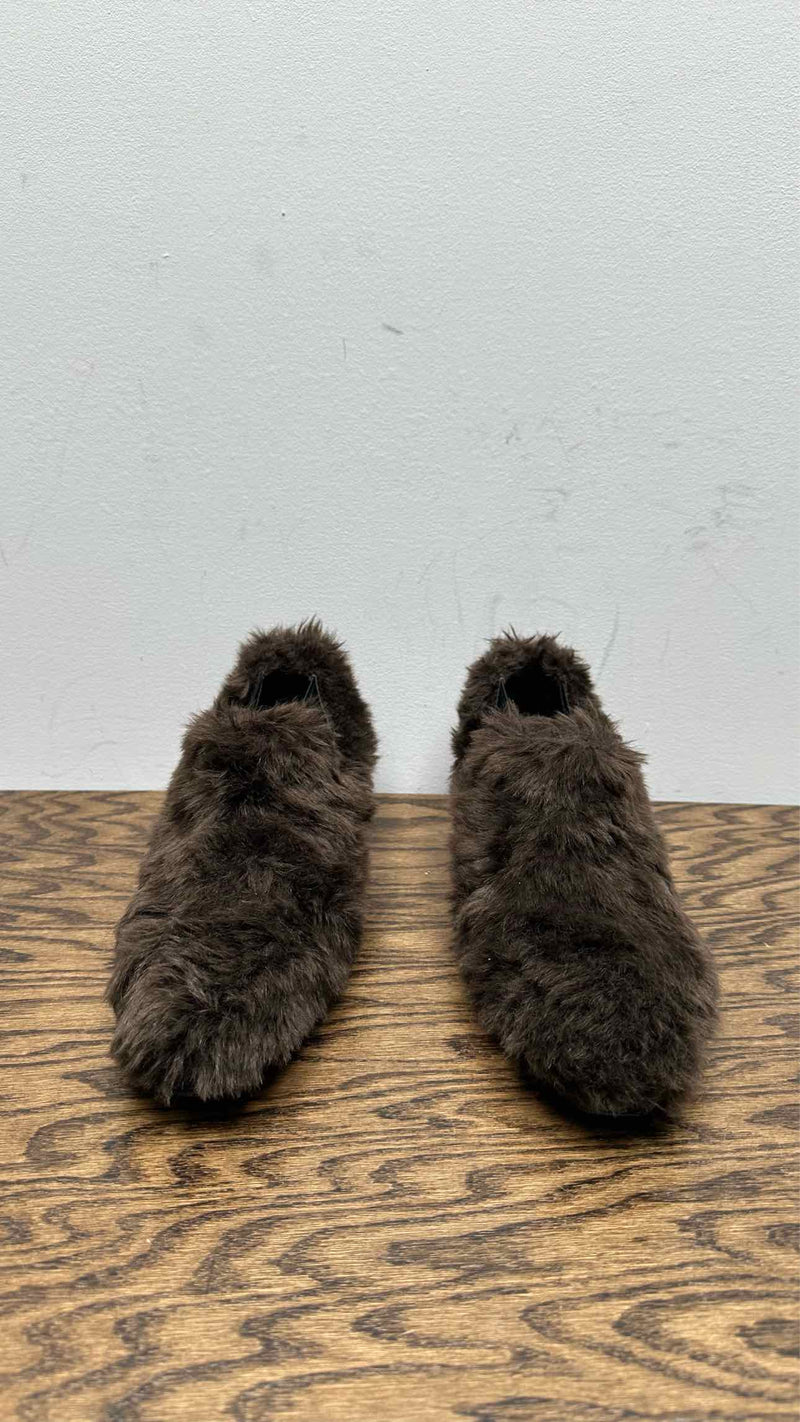 Junya Watanabe Faux-Fur Mules
