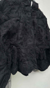 Comme Des Garcons Mesh Covered Padded Wide Jacket