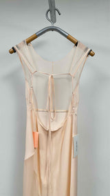 Peter Do N/S Combo Open Back Sheer Gown