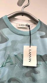 Lanvin Logo Camo T-shirt