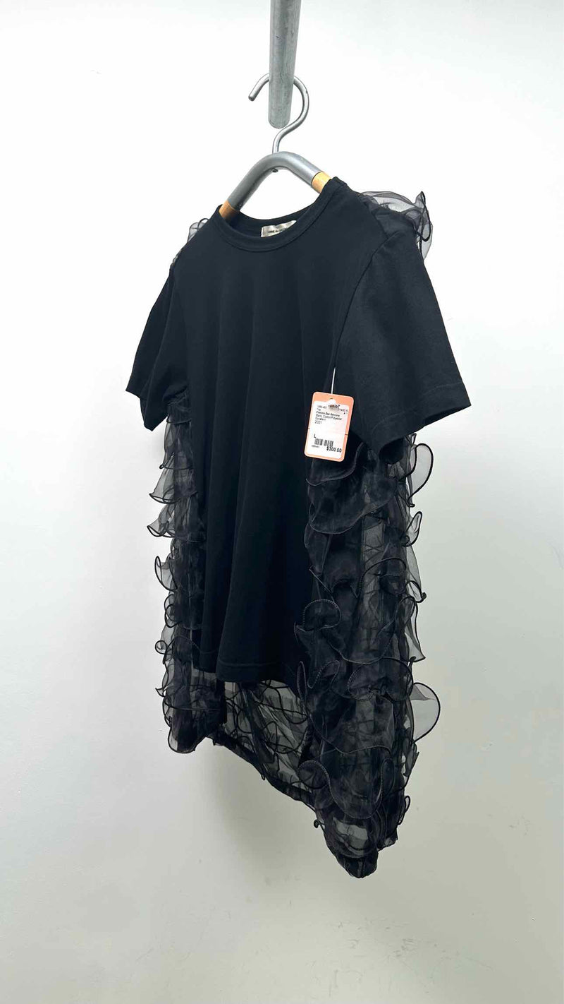 Comme Des Garcons S/S Mesh Tiered Layered Top
