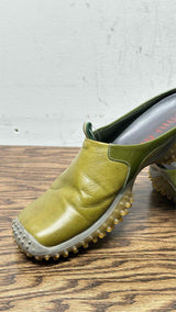 Miu Miu Bubble-sole Leather Mules