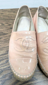 Chanel Interlocking CC Logo Flats