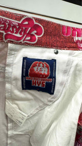 Kiko Kostadinov X Hysteric Glamour Multi-Logo Skirt Jeans