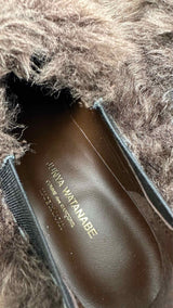 Junya Watanabe Faux-Fur Mules