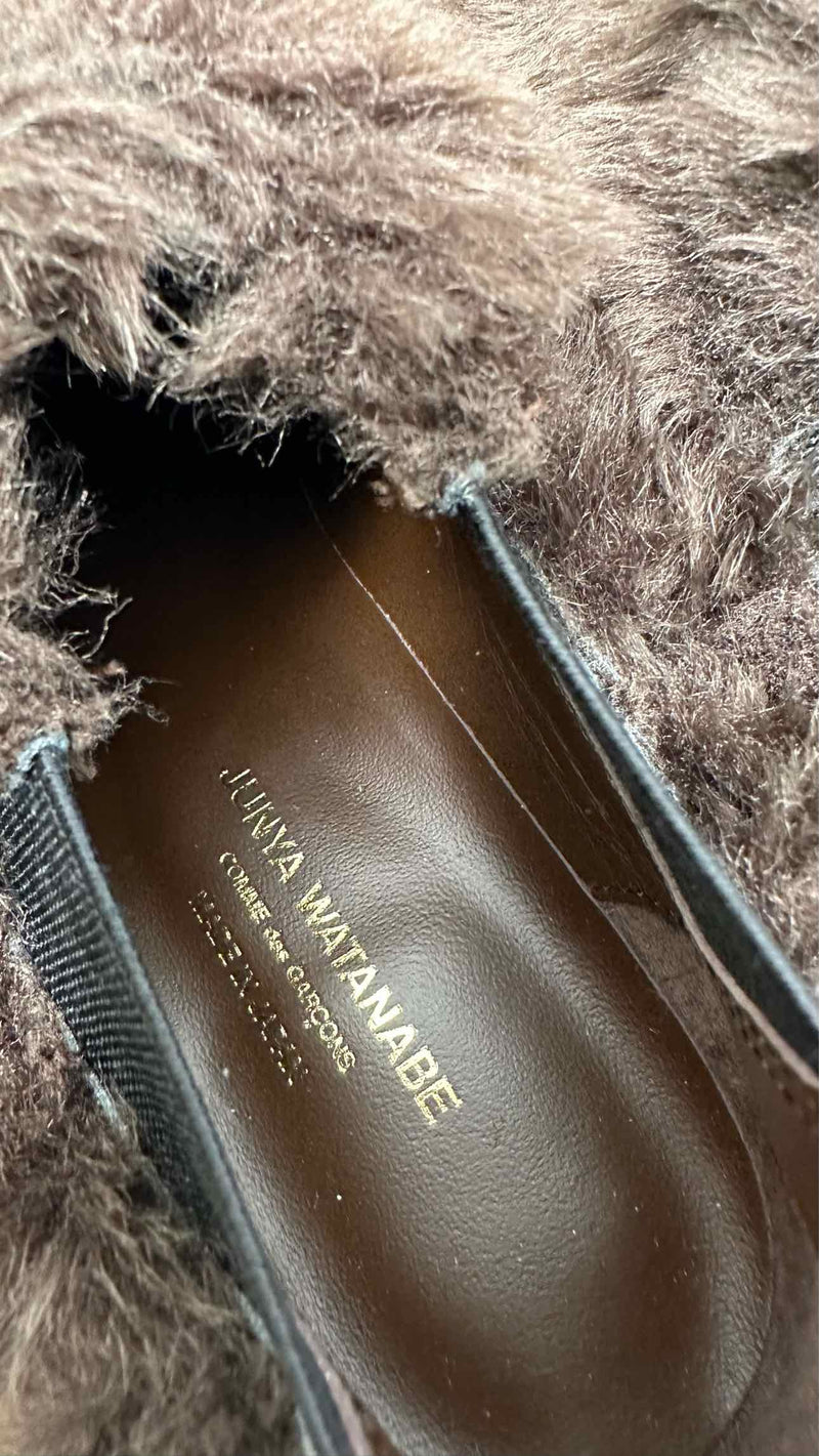 Junya Watanabe Faux-Fur Mules