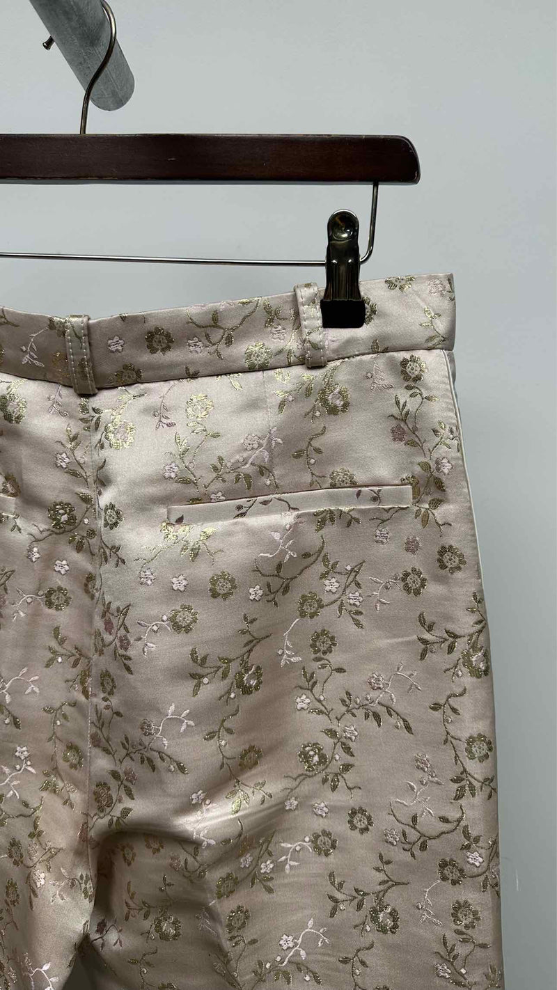 Marni Floral Jacquard Cropped Pants