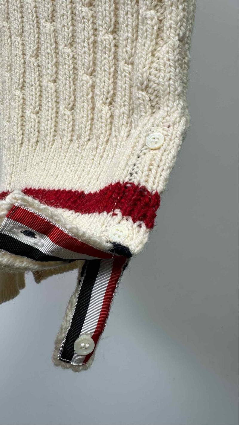 Thom Browne Cable Knit Vest