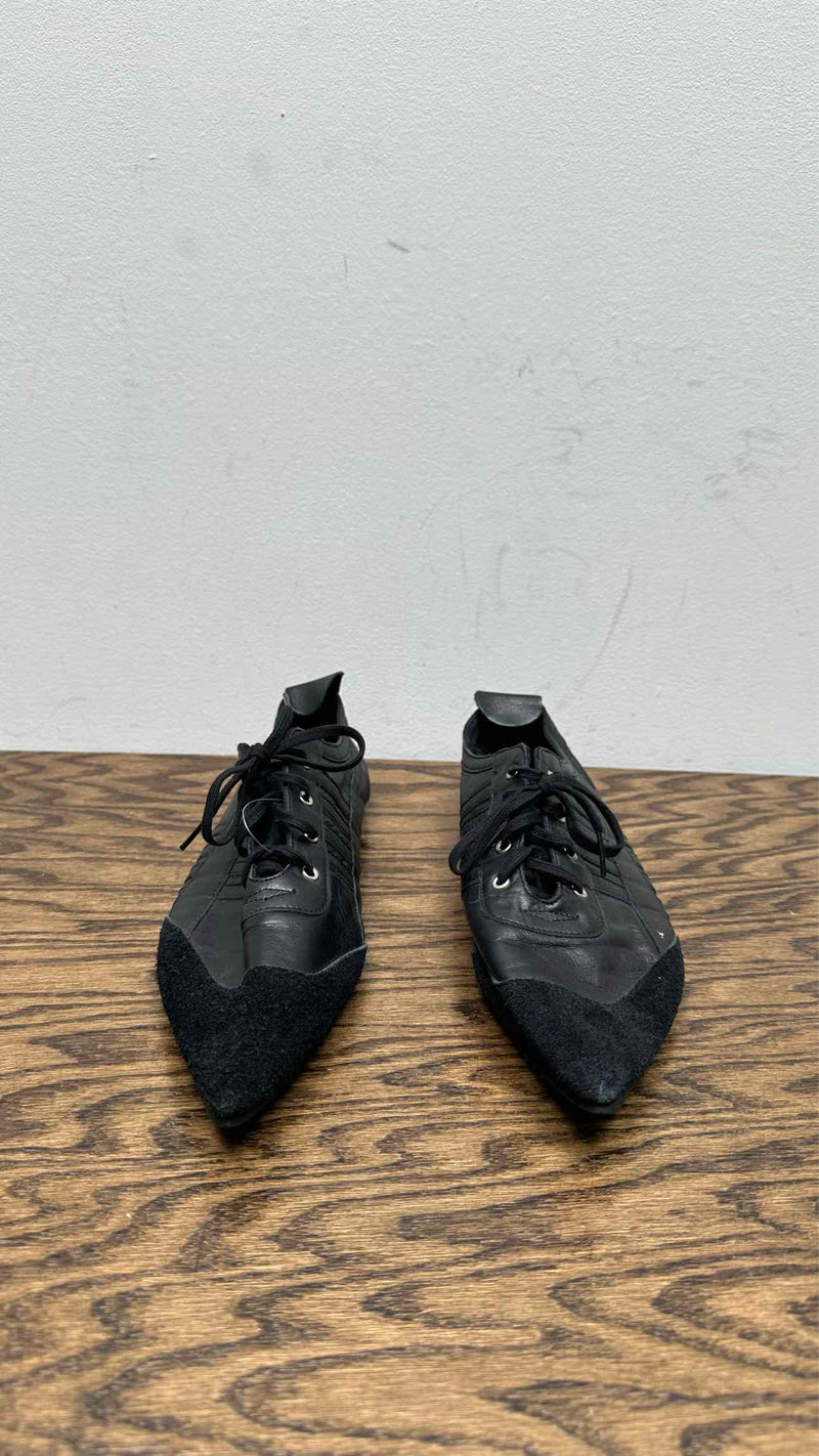 Junya Watanabe Suede-toe Kitten Heel Sneakers