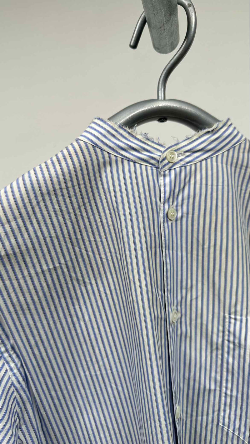 Comme Des Garçons Homme Plus Backwords Stripe Long Shirt