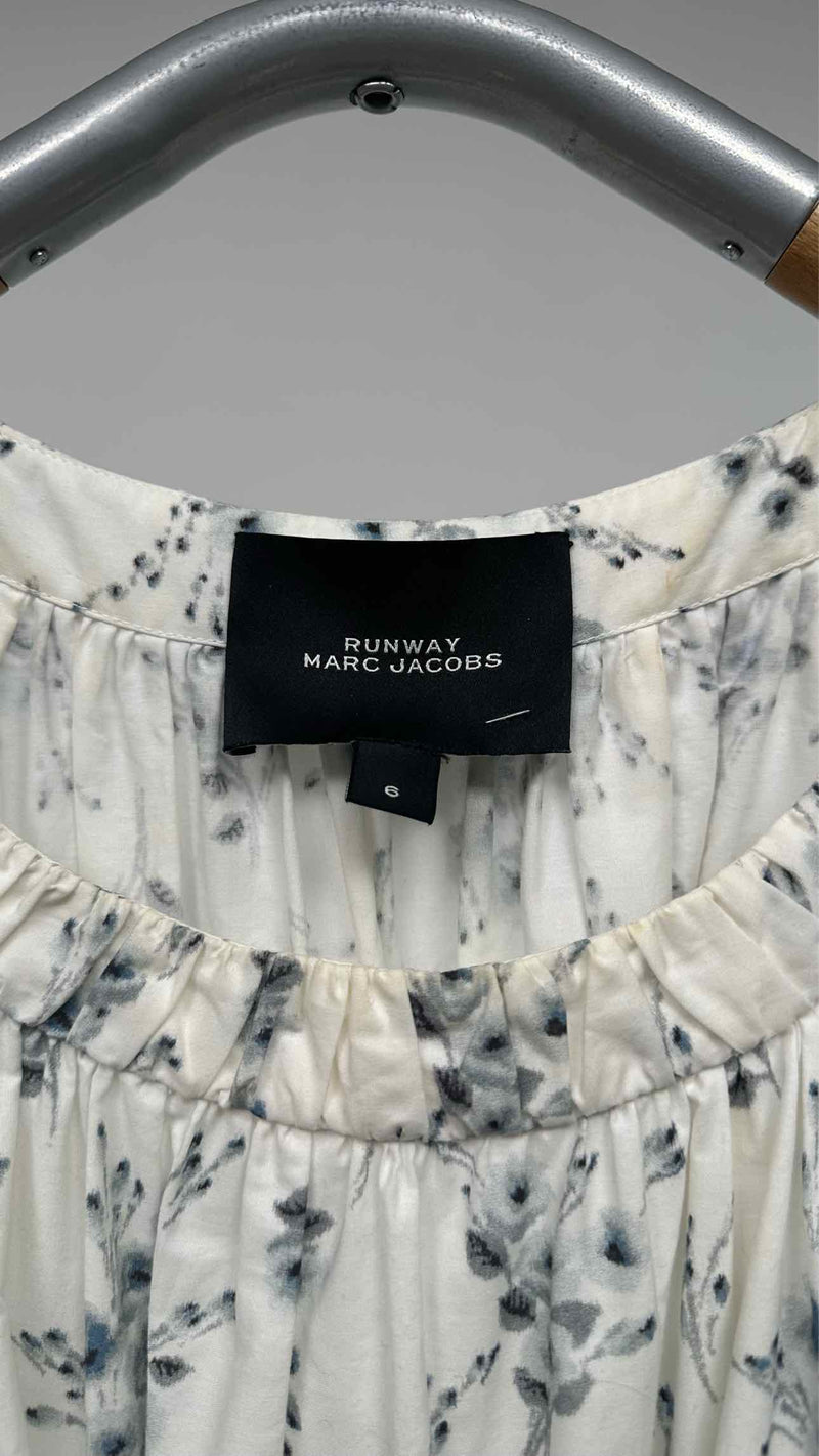 Marc Jacobs L/S Oversized Belted Floral Dress