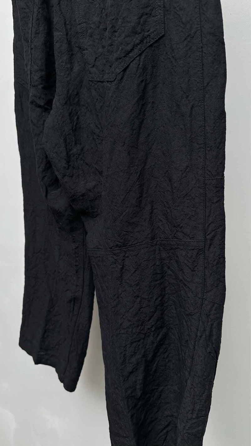 Forme D'expression Oversized Cropped Linen Pants