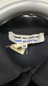 Comme Des Garcons Comme Des Garcons Puff-Mesh-Sleeve Polo Shirt