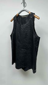 Carol Christian Poell Perforated-leather Object-dye Vest