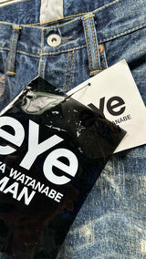 eYe Junya Watanabe Man X New Manual Distressed Patched Jeans