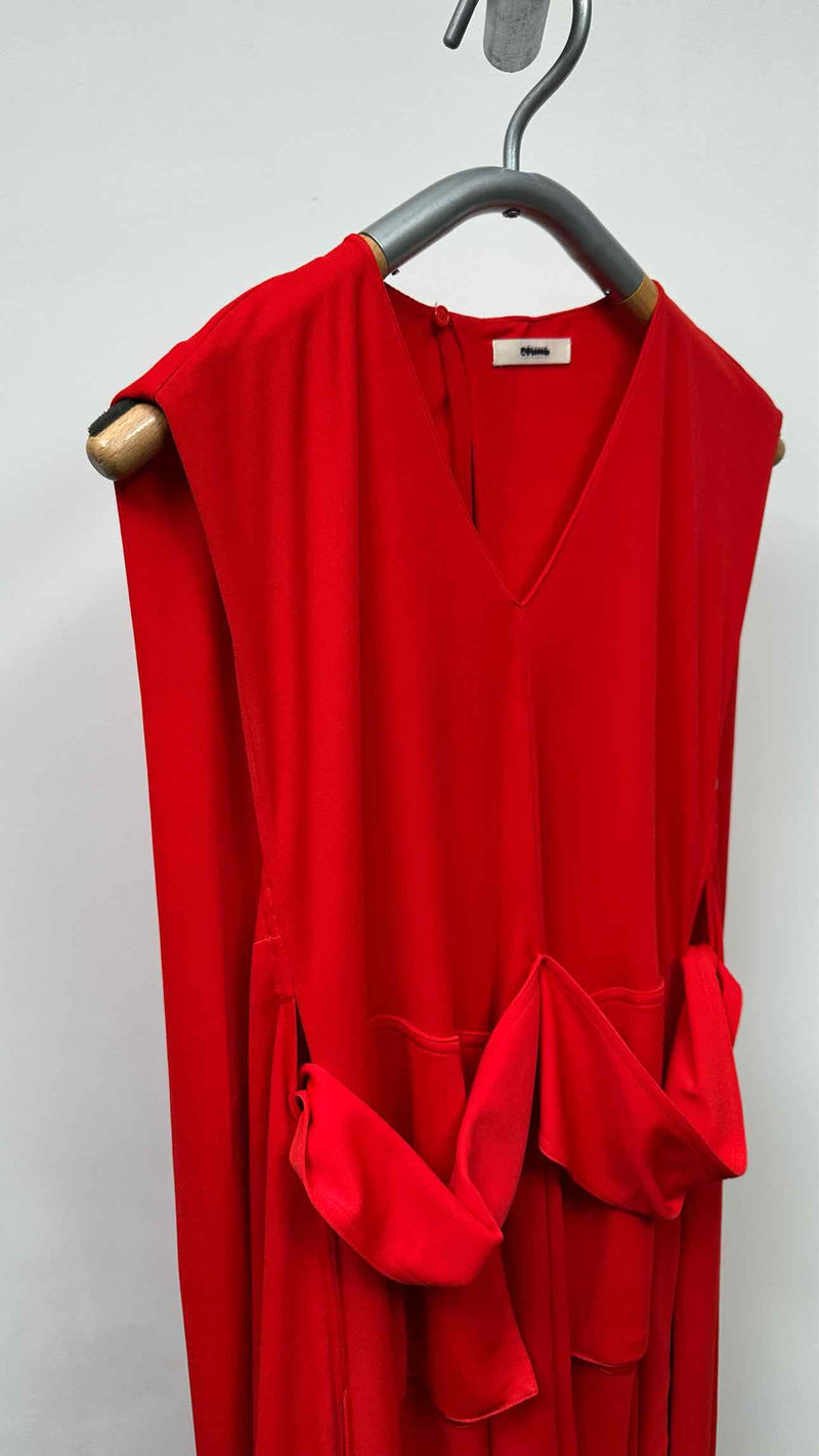 CELINE N/S Cape-Back Maxi Dress