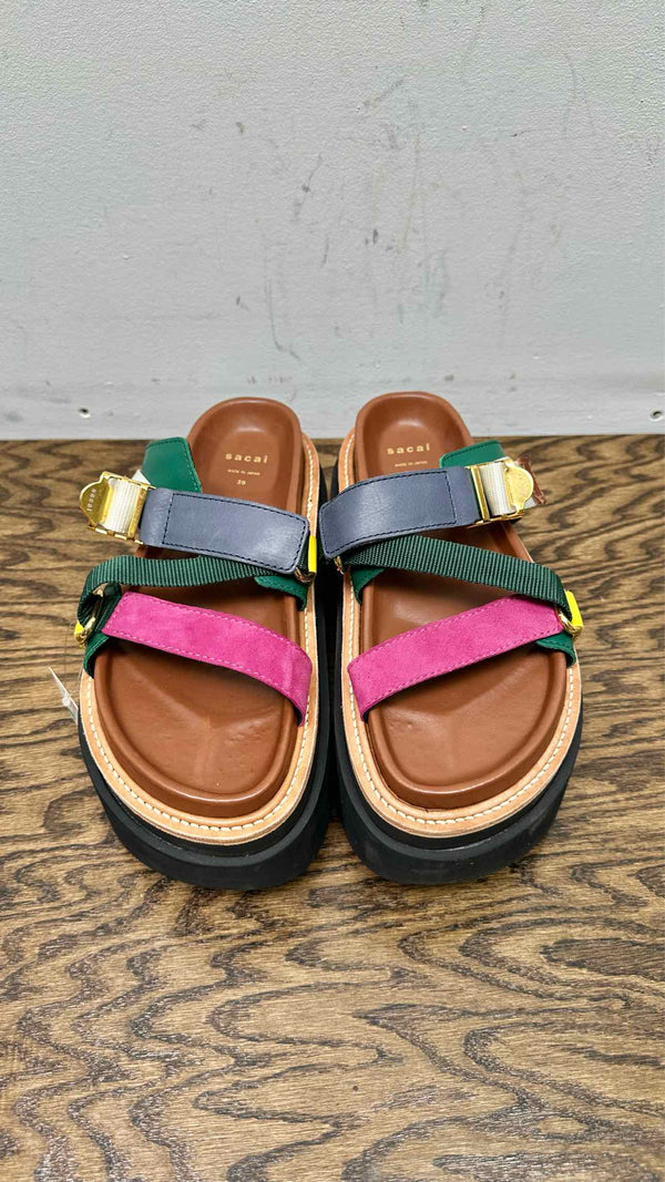 Sacai Hybrid Belted Platform Sandals