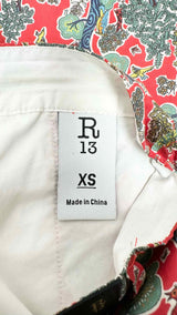 R13 Printed Shorts