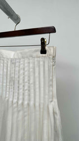 Junya Watanabe Denim Layered Pleated Long Skirt