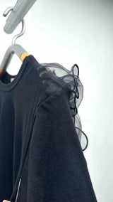 Comme Des Garcons S/S Mesh Tiered Layered Top