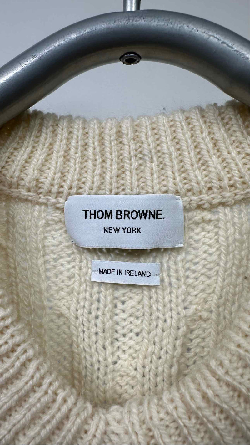 Thom Browne Cable Knit Vest