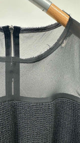 Comme Des Garcons L/S Sheer Knit Hybrid Top