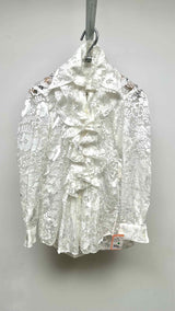 Junya Watanabe Floral Sheer Detail Shirt