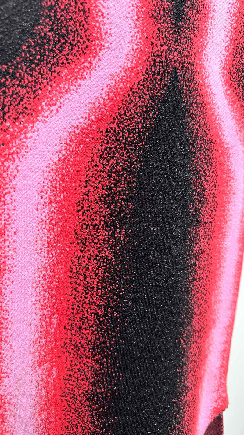 Y/ Project Gradient Knit High-Slit Dress