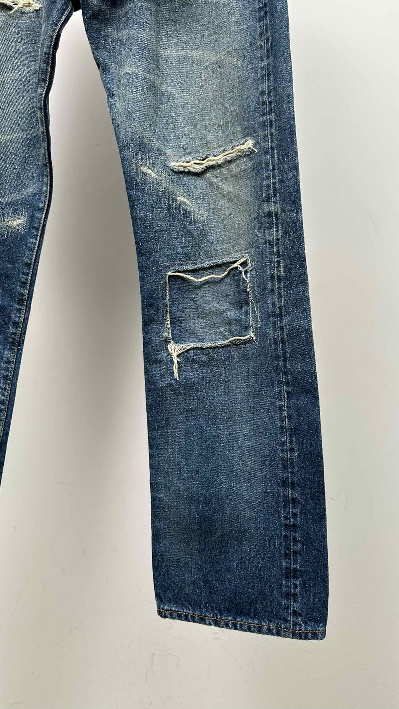 eYe Junya Watanabe Man X New Manual Distressed Patched Jeans