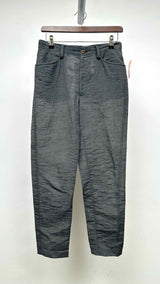 Issey Miyake Wrinkly Piping Detailed  Suits