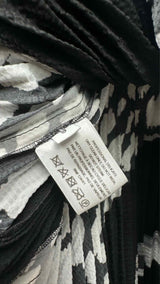 Proenza Schouler Asymmetrical Pleated Printed Long Skirt