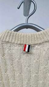 Thom Browne Cable Knit Vest
