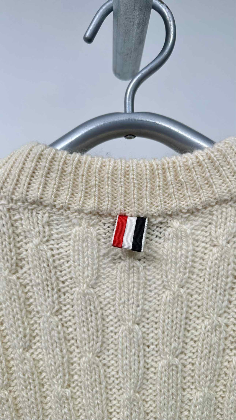 Thom Browne Cable Knit Vest