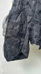 Comme Des Garcons Mesh Covered Padded Wide Jacket