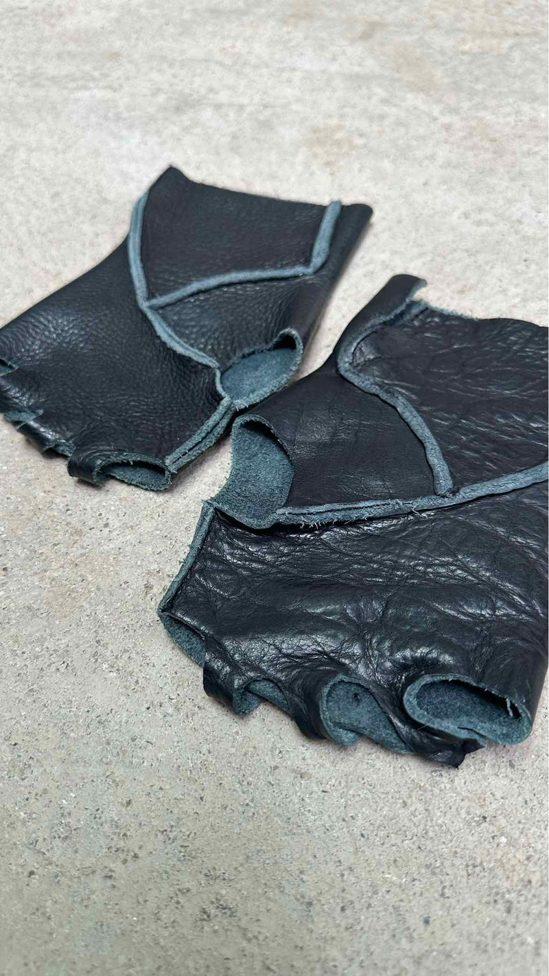 MA+ Fingerless Leather Gloves