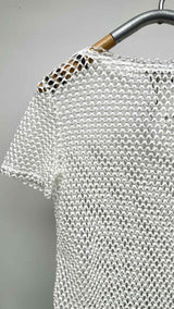 Junya Watanabe Ruched Mesh T-shirt