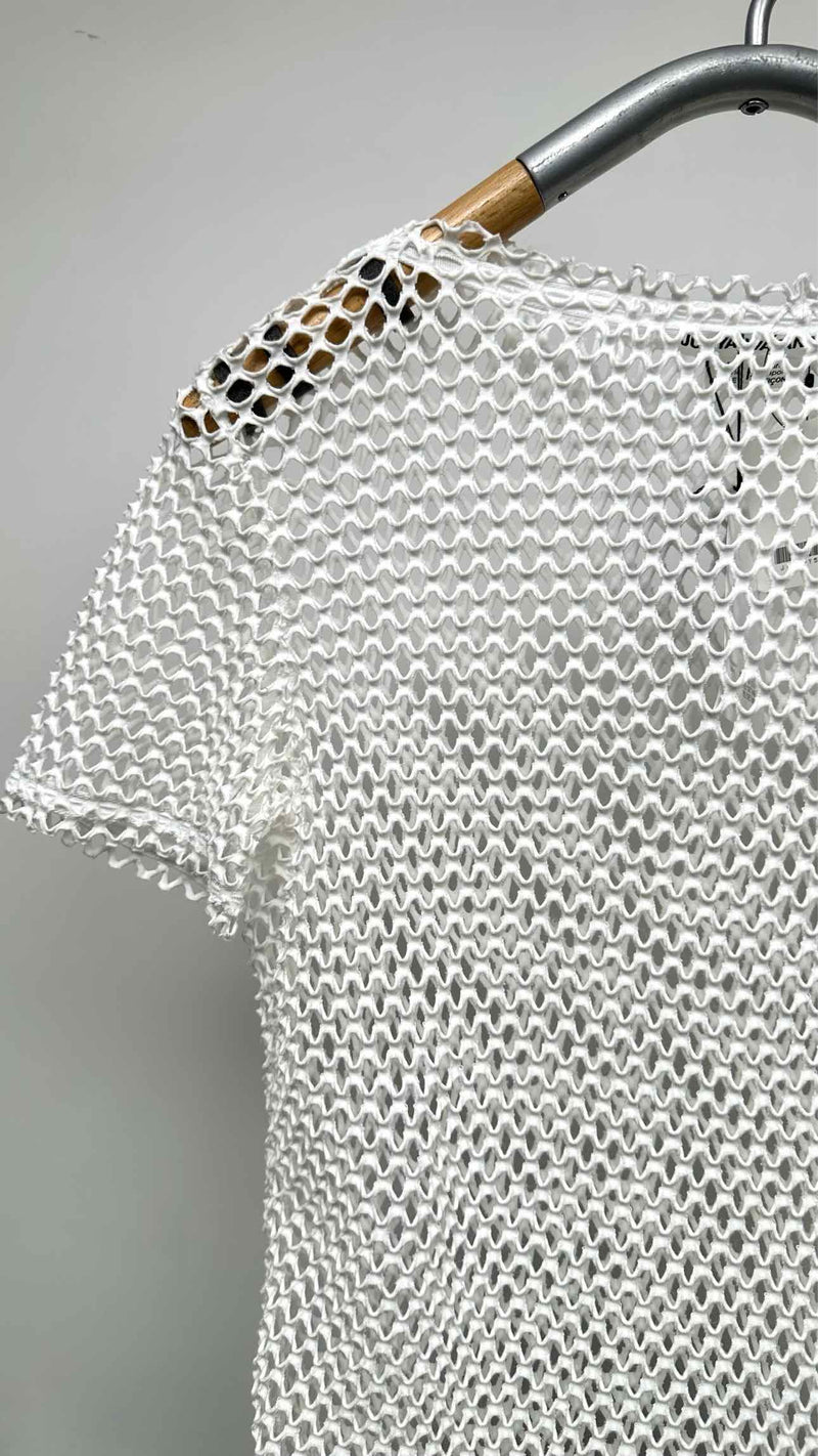 Junya Watanabe Ruched Mesh T-shirt