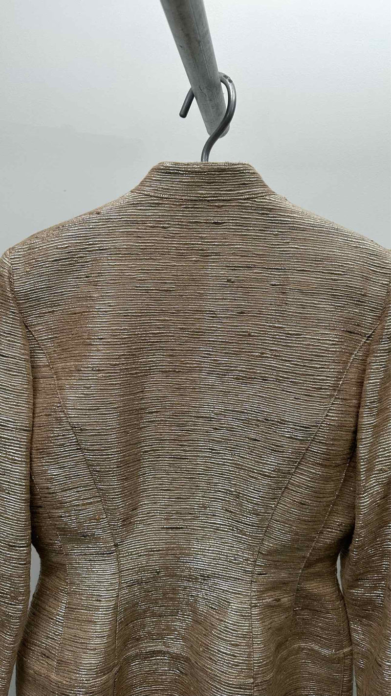 MUGLER Metallic Threading Jacket