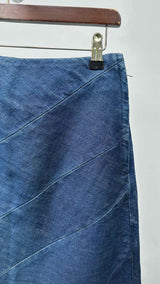 Junya Watanabe Twist-Seam Denim Skirt