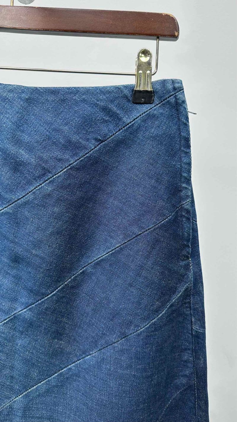 Junya Watanabe Twist-Seam Denim Skirt