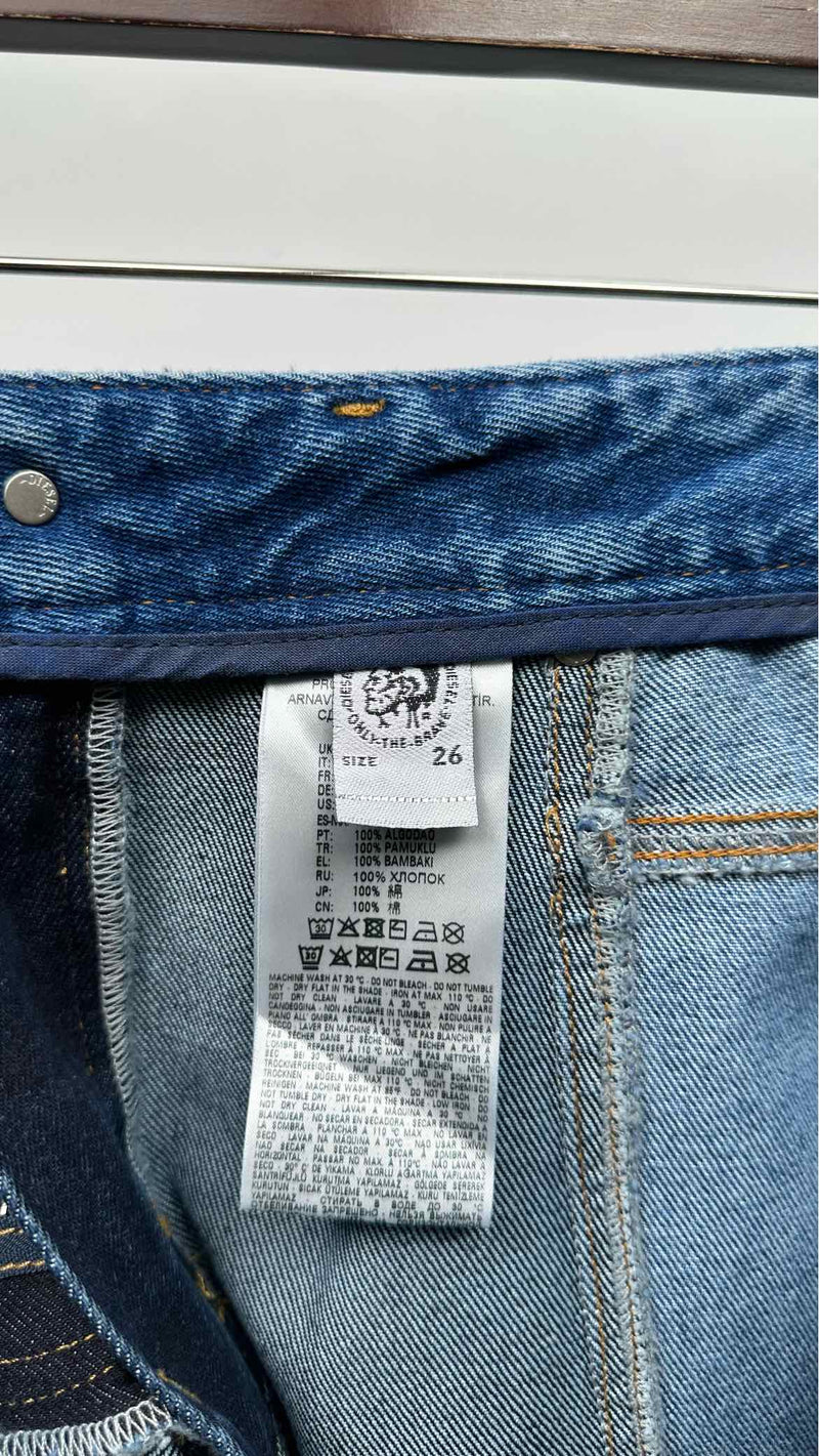 Diesel Reconstructed Denim Skirt