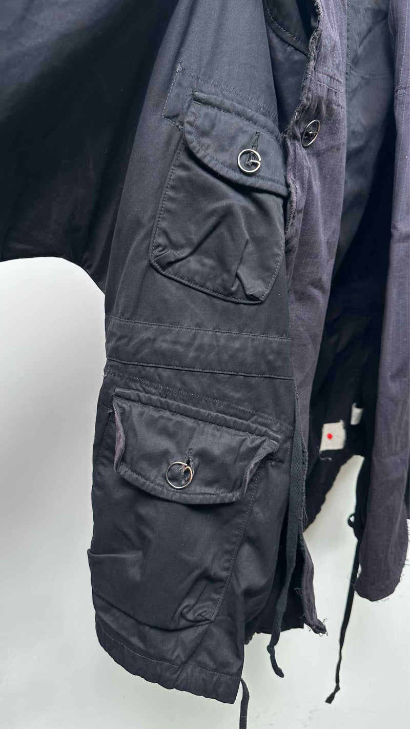 Kapital Pinstripe-hybrid Ring Coat